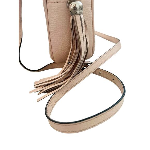 VALENTINO BY MARIO VALENTINO MIA Blush Pink SIGNATURE LEATHER CROSSBODY Bag - Picture 10 of 15